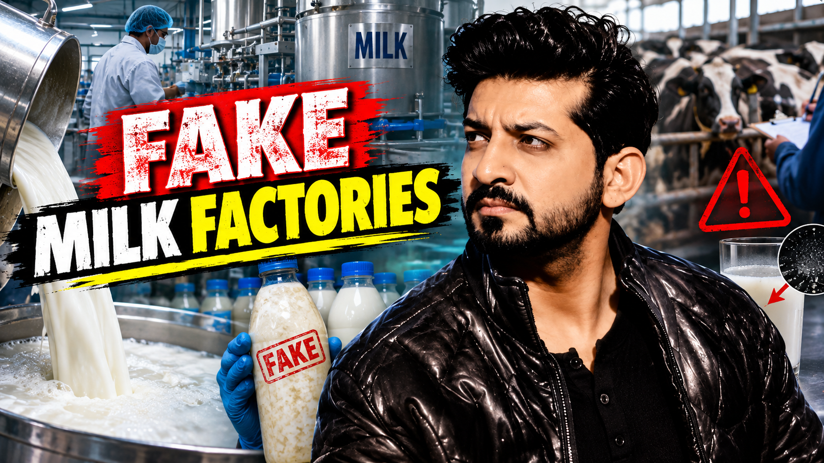 Sting Operation Targets Fake Milk Factory