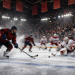 Florida Panthers defenseman Gustav Forsling firing an overtime shot past the Carolina Hurricanes goalie in the NHL season opener