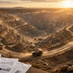 Open-pit gold mine at dusk, representing Northern Star Resources' gold portfolio