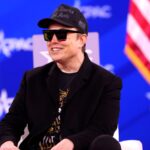 Elon Musk speaking at CPAC 2025